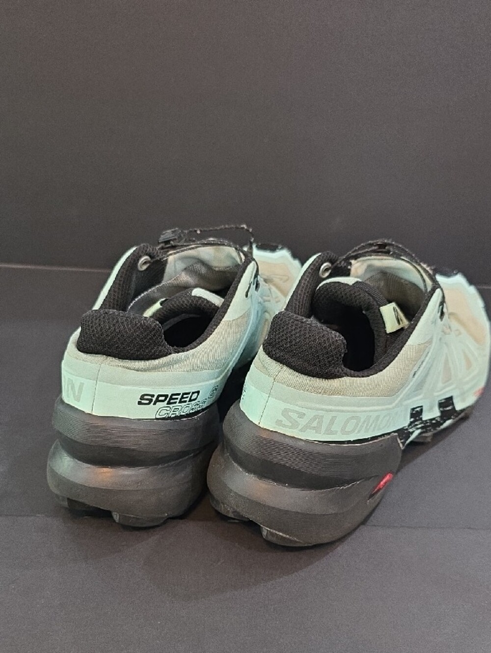 Salomon Speed Cross 6 Gore-Tex Women’s Mint Green Trail Shoes Size 9 - Picture 6 of 9